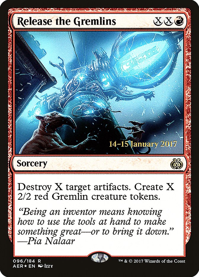Release the Gremlins [Aether Revolt Prerelease Promos] | Good Games North