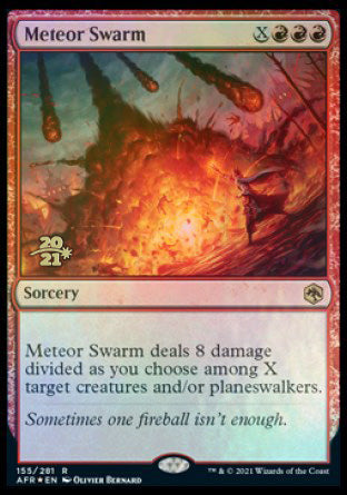 Meteor Swarm [Dungeons & Dragons: Adventures in the Forgotten Realms Prerelease Promos] | Good Games North