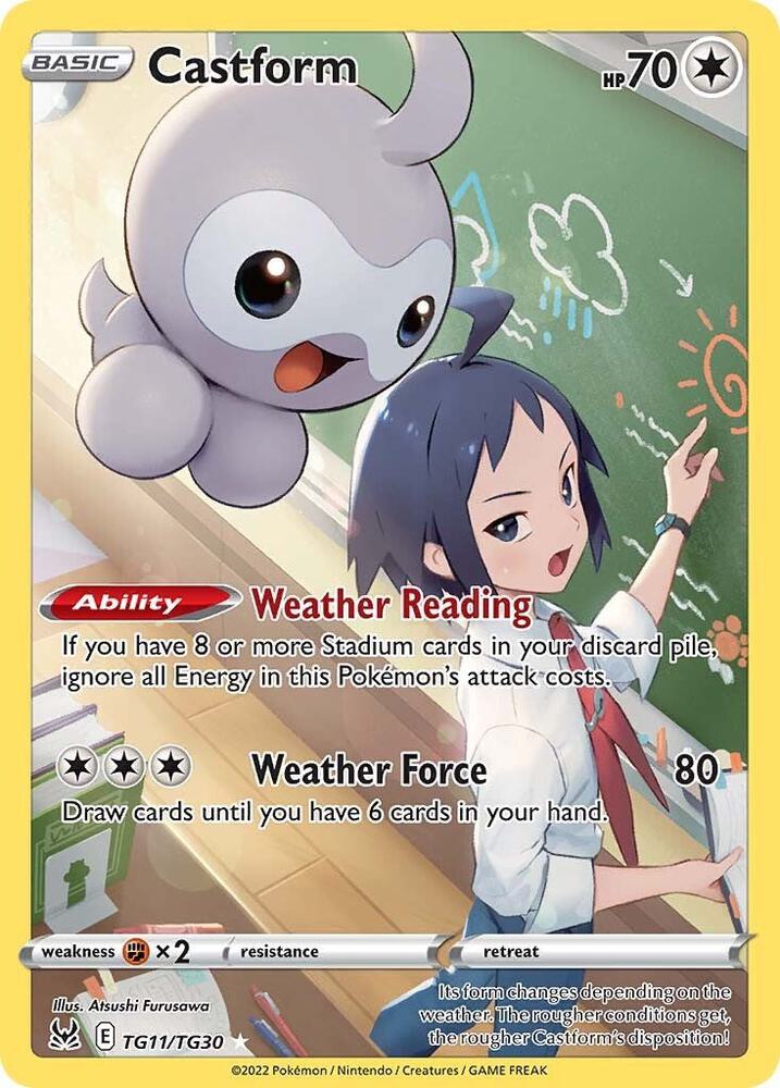 Castform TG11/TG30 (SWSH11: Lost Origin Trainer Gallery)  - Holofoil | Good Games North