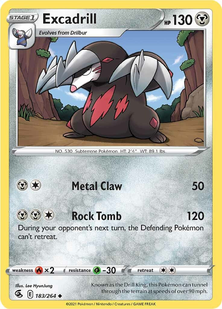 Excadrill (183/264) [Sword & Shield: Fusion Strike] | Good Games North