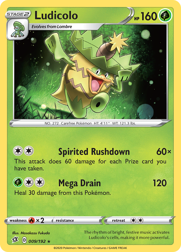 Ludicolo (009/192) [Sword & Shield: Rebel Clash] | Good Games North