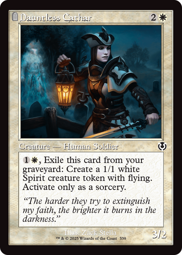 Dauntless Cathar (Retor Frame) [Innistrad Remastered] | Good Games North