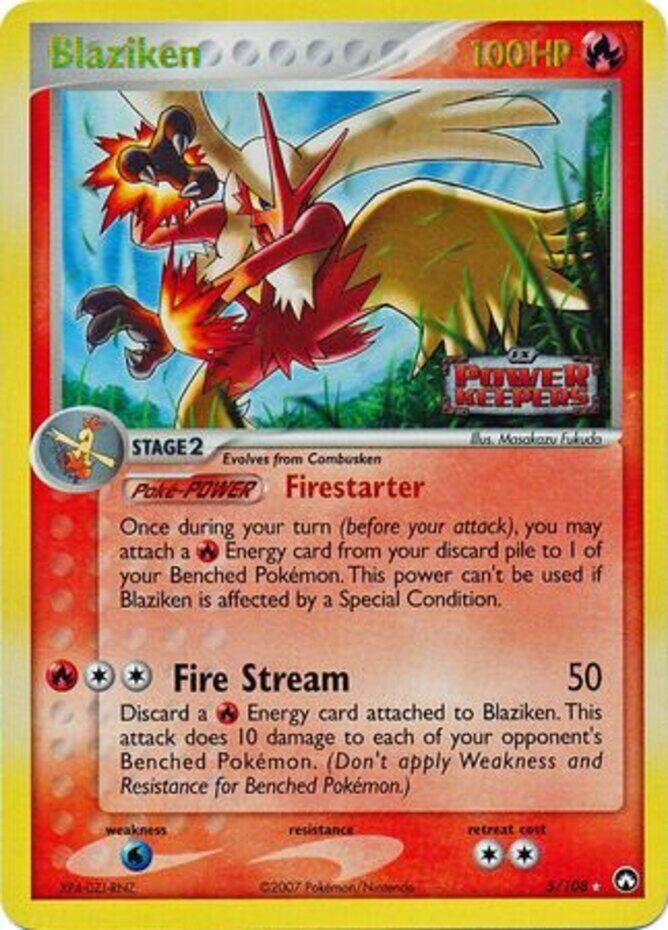 Blaziken (5/108) (Stamped) [EX: Power Keepers] | Good Games North
