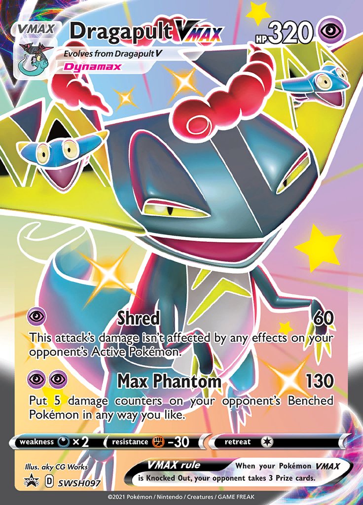 Dragapult VMAX (SWSH097) (Jumbo Card) [Sword & Shield: Black Star Promos] | Good Games North