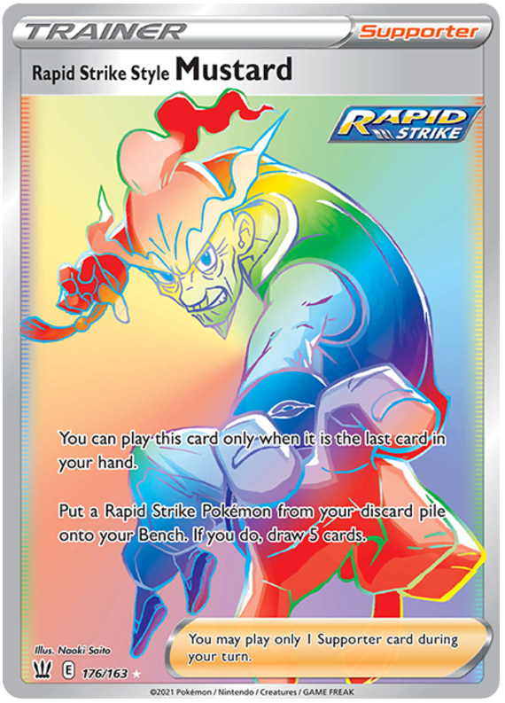 Rapid Strike Style Mustard (176/163) [Sword & Shield: Battle Styles] | Good Games North