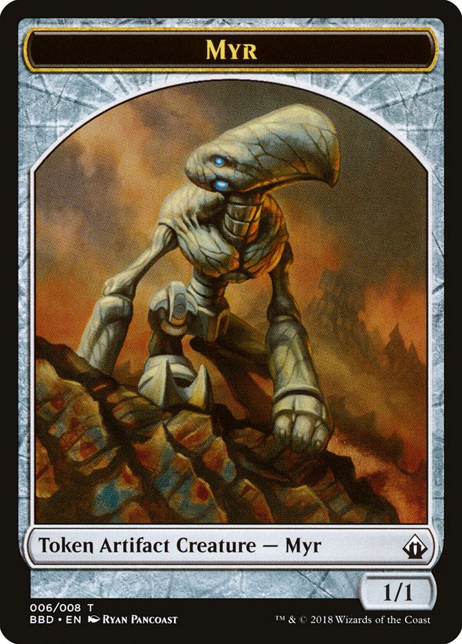 Myr Token [Battlebond Tokens] | Good Games North