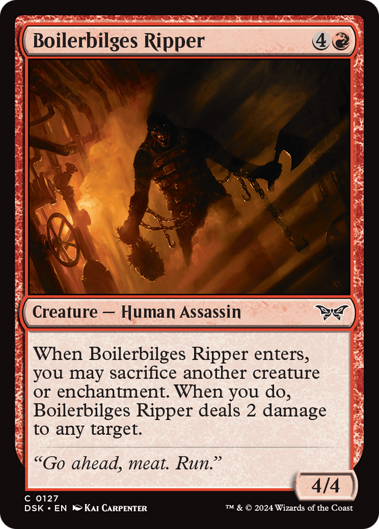 Boilerbilges Ripper [Duskmourn: House of Horror] | Good Games North