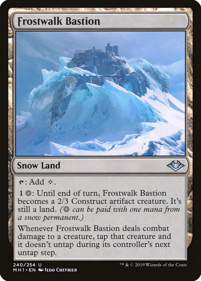 Frostwalk Bastion [Modern Horizons] | Good Games North