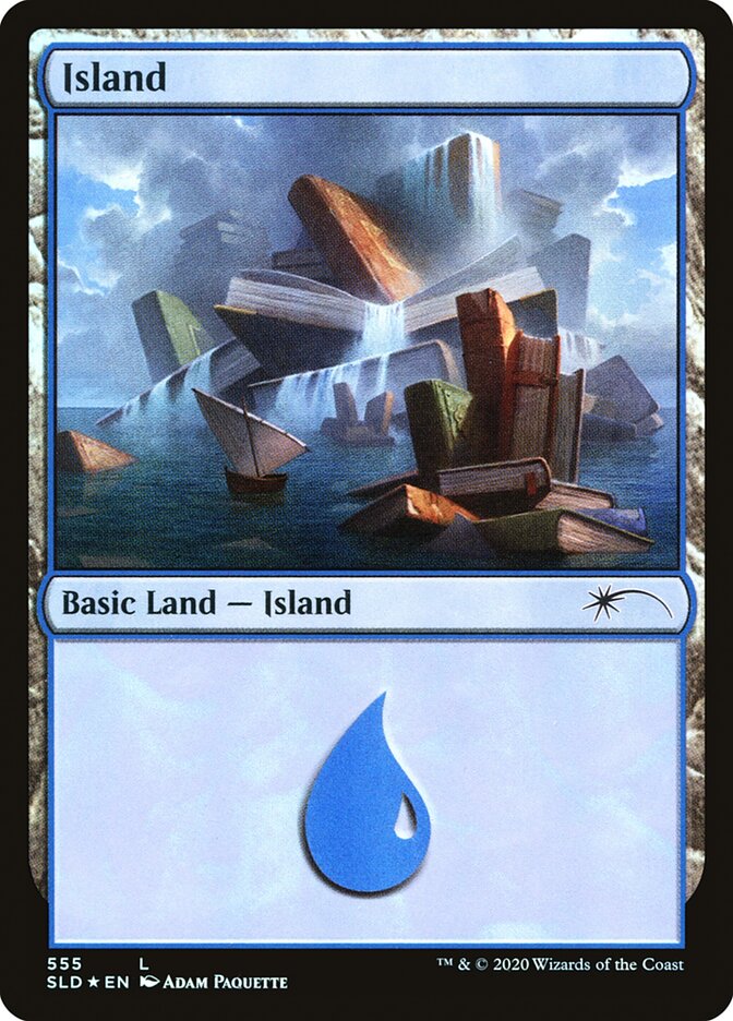 Island (Well Read) (555) [Secret Lair Drop Promos] | Good Games North