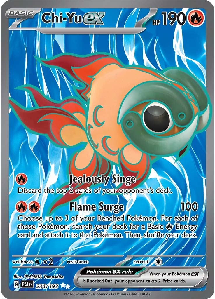 Chi-Yu ex (234/193) [Scarlet & Violet: Paldea Evolved] | Good Games North
