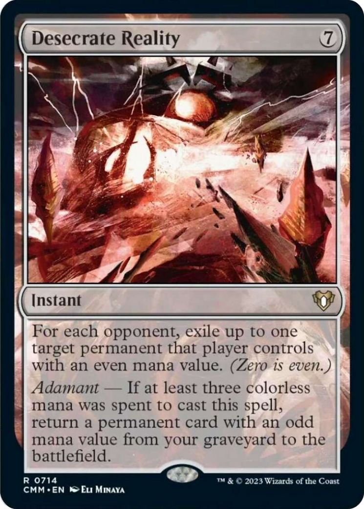 Desecrate Reality [Commander Masters] | Good Games North