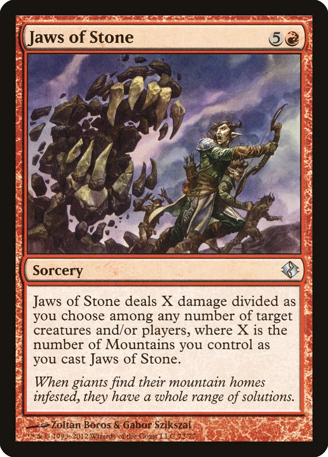 Jaws of Stone [Duel Decks: Venser vs. Koth] | Good Games North