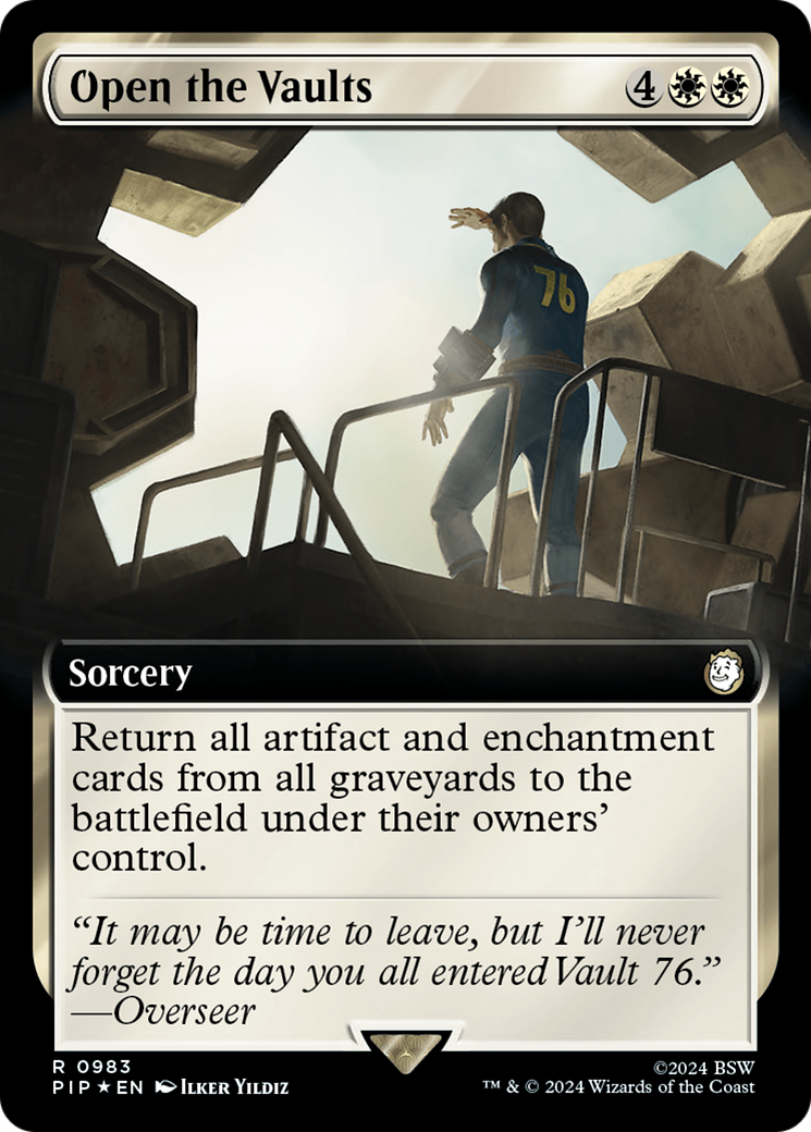 Open the Vaults (Extended Art) (Surge Foil) [Fallout] | Good Games North
