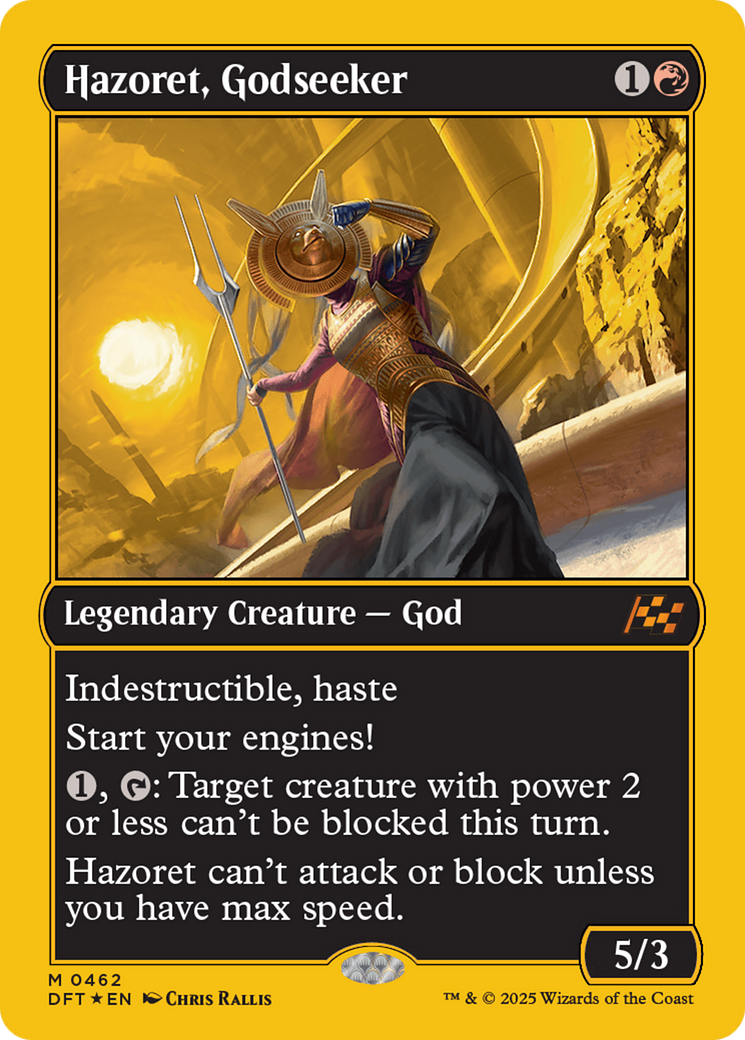 Hazoret, Godseeker (First-Place Foil) [Aetherdrift] | Good Games North