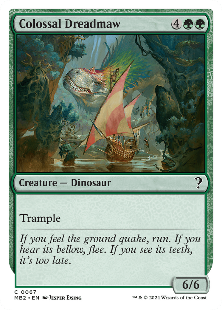Colossal Dreadmaw (White Border) [Mystery Booster 2] | Good Games North