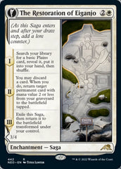 The Restoration of Eiganjo // Architect of Restoration (Extended Art) [Kamigawa: Neon Dynasty] | Good Games North