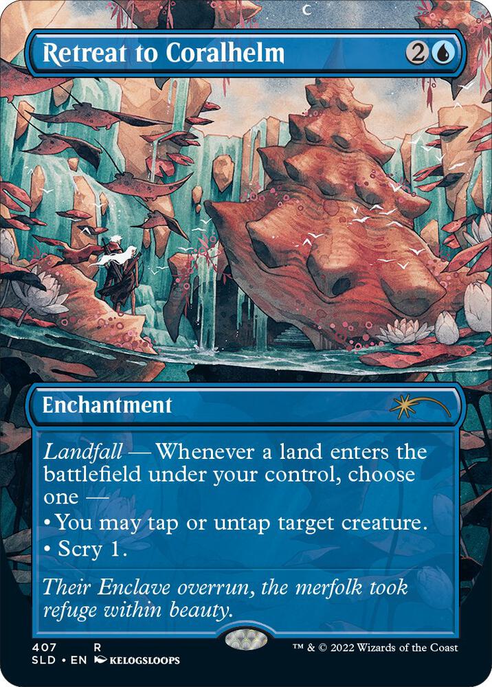 Retreat to Coralhelm Borderless (Secret Lair Drop Series)  - undefined | Good Games North