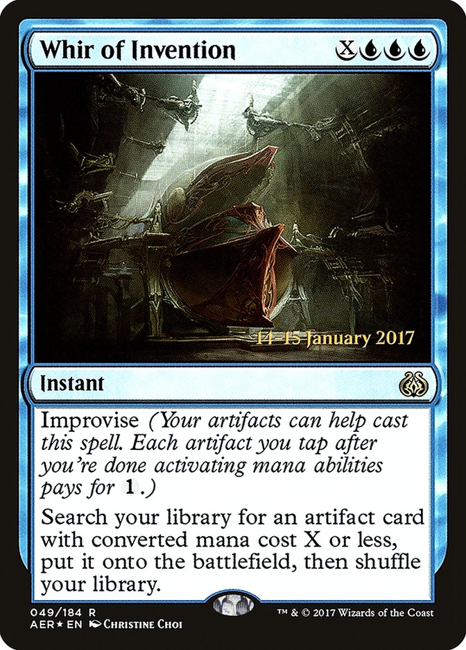 Whir of Invention [Aether Revolt Prerelease Promos] | Good Games North