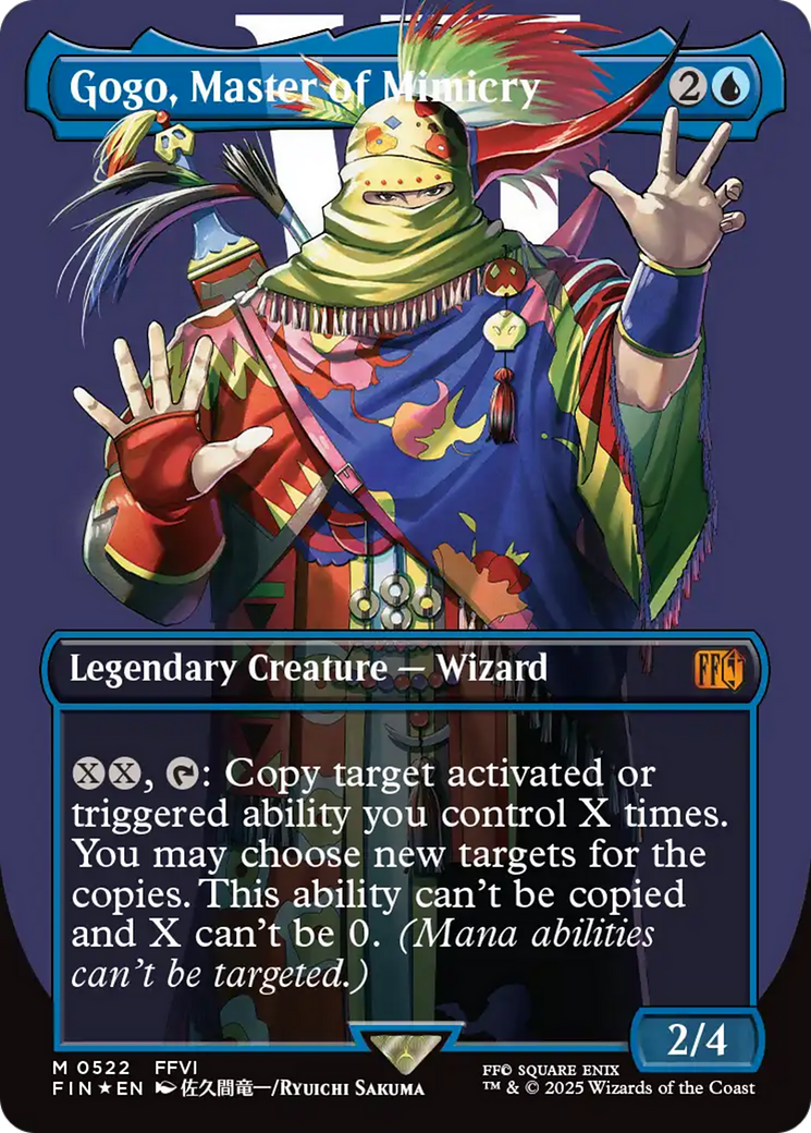 Gogo, Master of Mimicry (Borderless) (Surge Foil) [FINAL FANTASY] | Good Games North