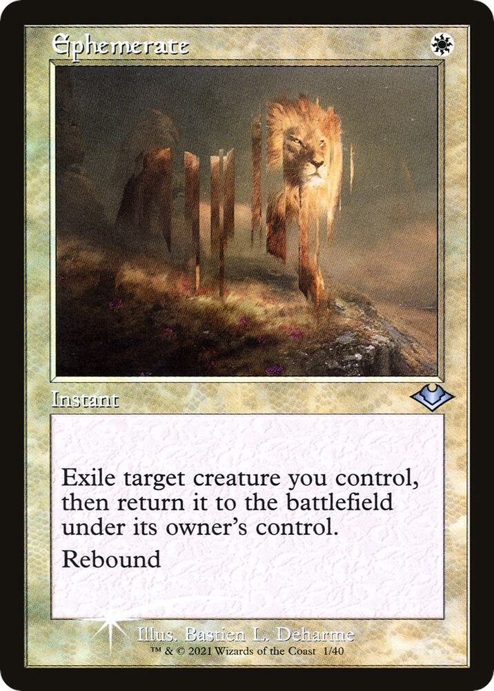 Ephemerate Retro Frame (Modern Horizons)  - Foil | Good Games North