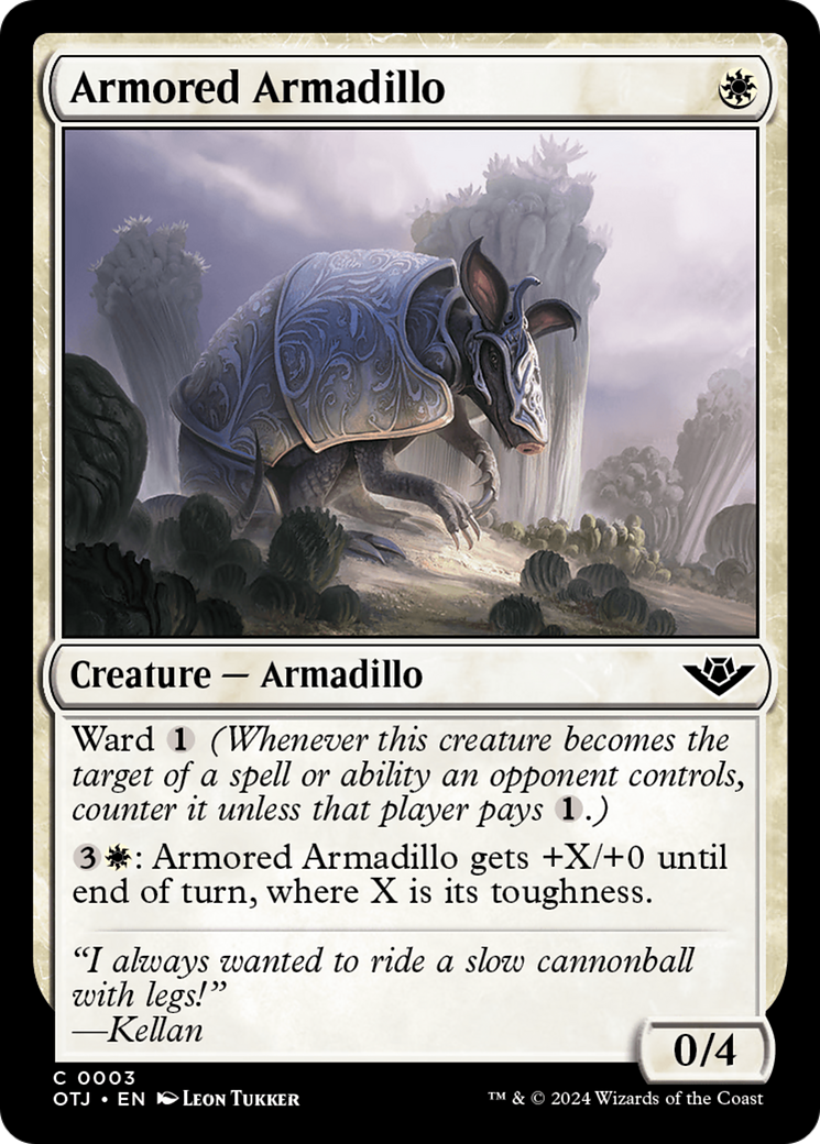 Armored Armadillo [Outlaws of Thunder Junction] | Good Games North