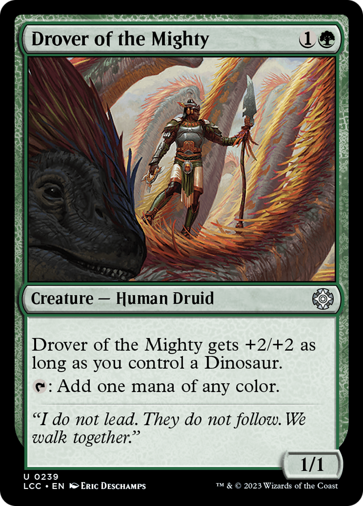 Drover of the Mighty [The Lost Caverns of Ixalan Commander] | Good Games North