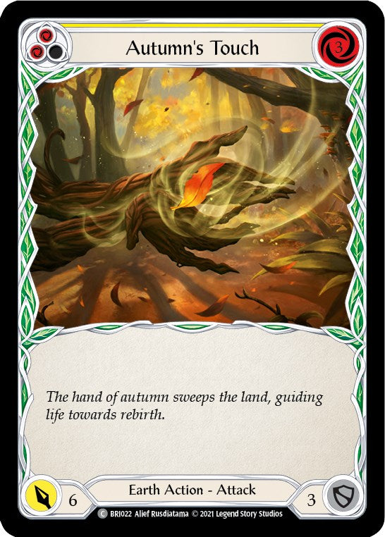 Autumn's Touch (Yellow) [BRI022] (Tales of Aria Briar Blitz Deck)  1st Edition Normal | Good Games North