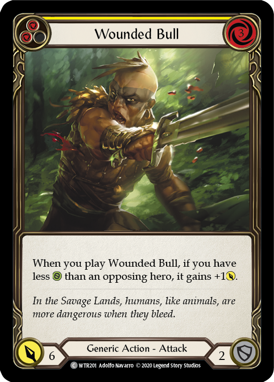 Wounded Bull (Yellow) [U-WTR201] (Welcome to Rathe Unlimited)  Unlimited Normal | Good Games North