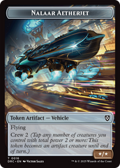 Construct // Nalaar Aetherjet Double-Sided Token [Aetherdrift Tokens] | Good Games North
