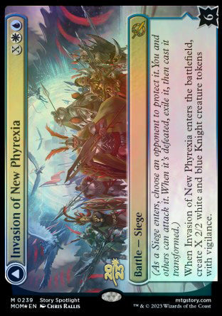 Invasion of New Phyrexia // Teferi Akosa of Zhalfir [March of the Machine Prerelease Promos] | Good Games North