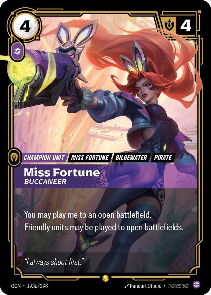 Miss Fortune Buccaneer Alternate Art (Origins)  - Foil | Good Games North
