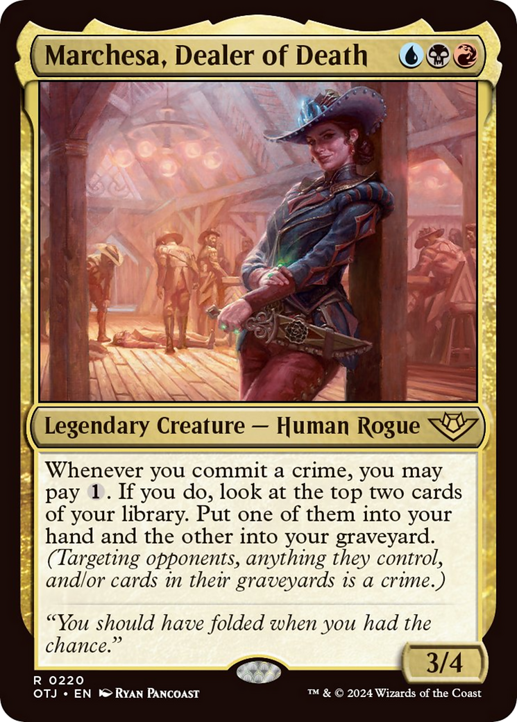 Marchesa, Dealer of Death [Outlaws of Thunder Junction] | Good Games North