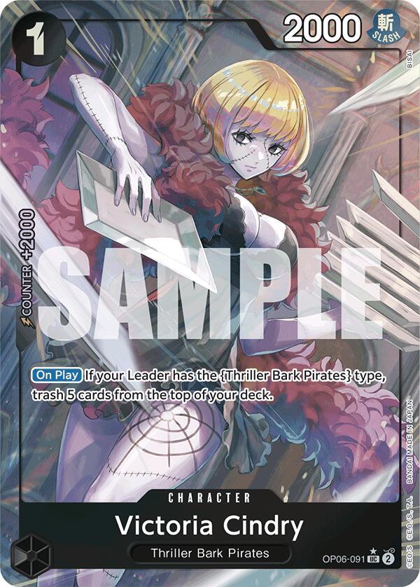 Victoria Cindry OP06-091 (Premium Booster -The Best-)  - Full Art Foil | Good Games North
