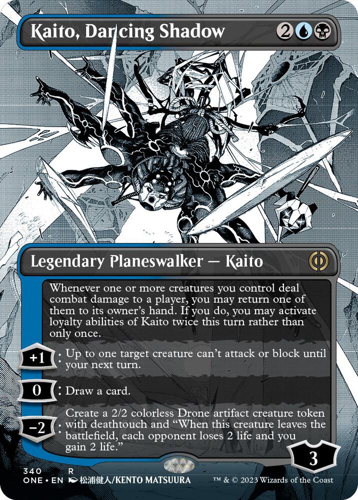 Kaito Dancing Shadow Borderless (Phyrexia: All Will Be One)  - undefined | Good Games North
