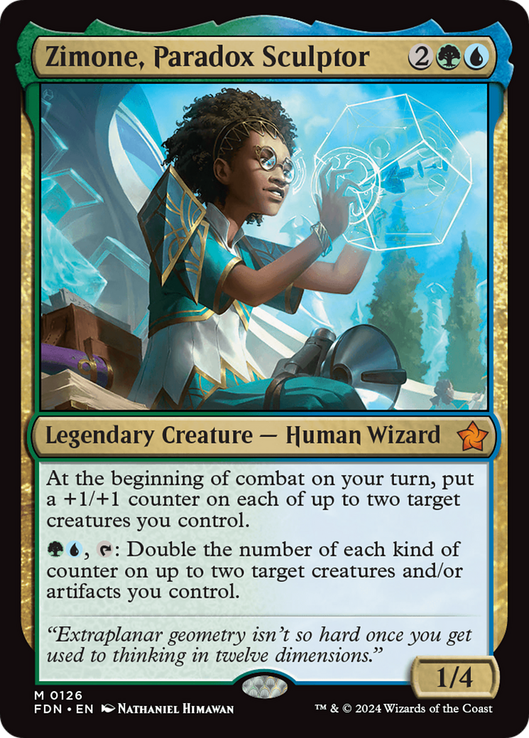 Zimone, Paradox Sculptor [Foundations] | Good Games North