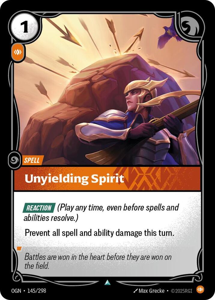 Unyielding Spirit (Origins)  | Good Games North