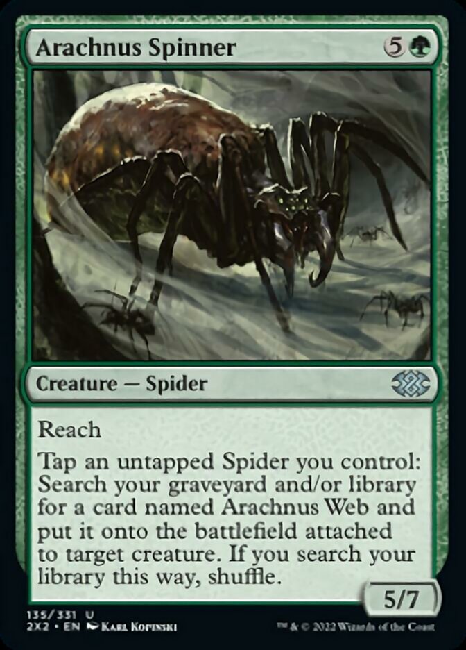 Arachnus Spinner [Double Masters 2022] | Good Games North