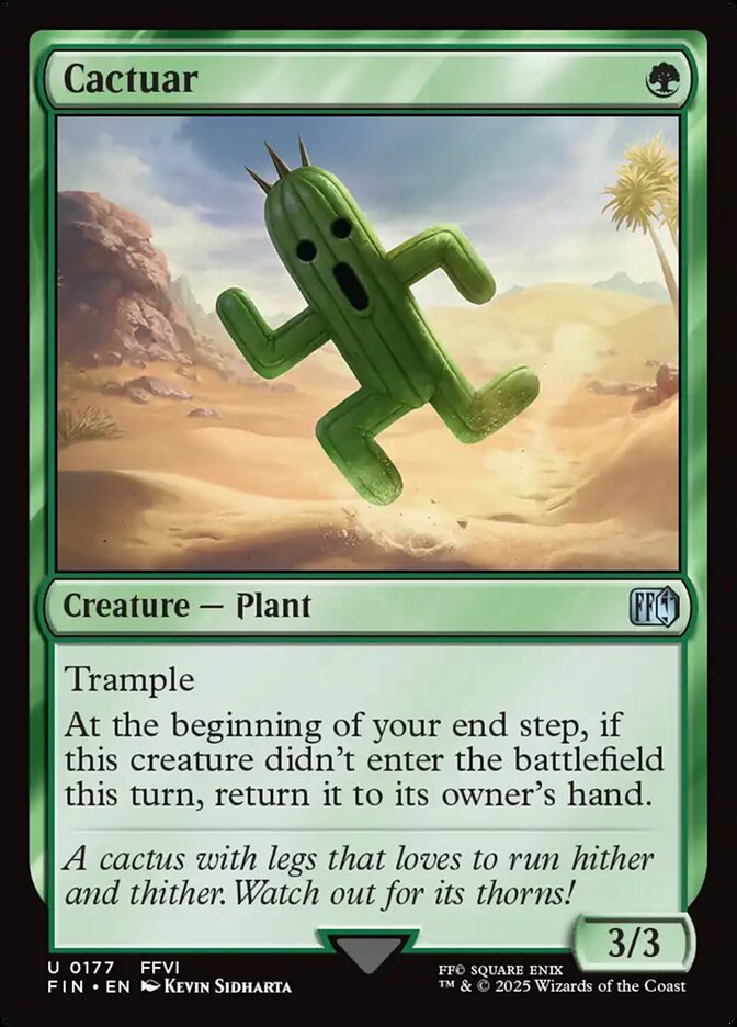 Cactuar 177 (FINAL FANTASY)  - Foil | Good Games North