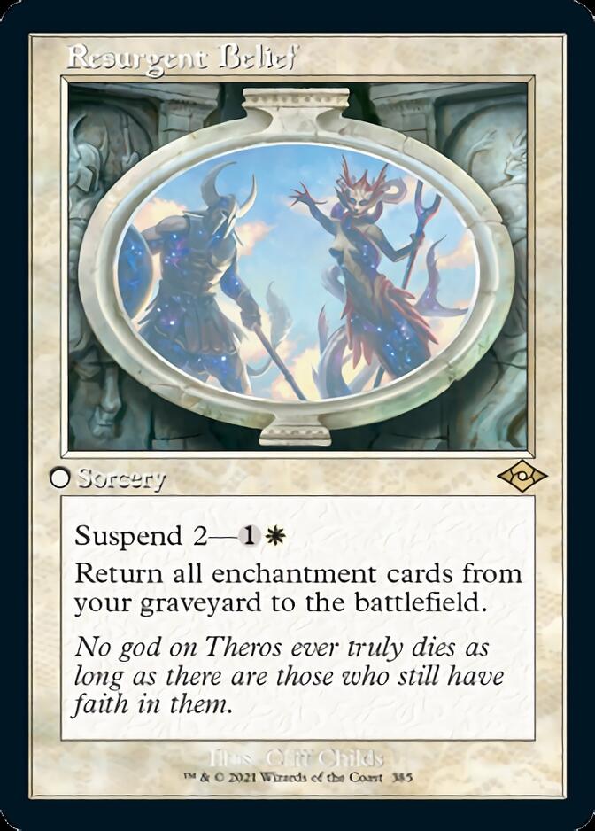 Resurgent Belief (Retro Foil Etched) [Modern Horizons 2] | Good Games North