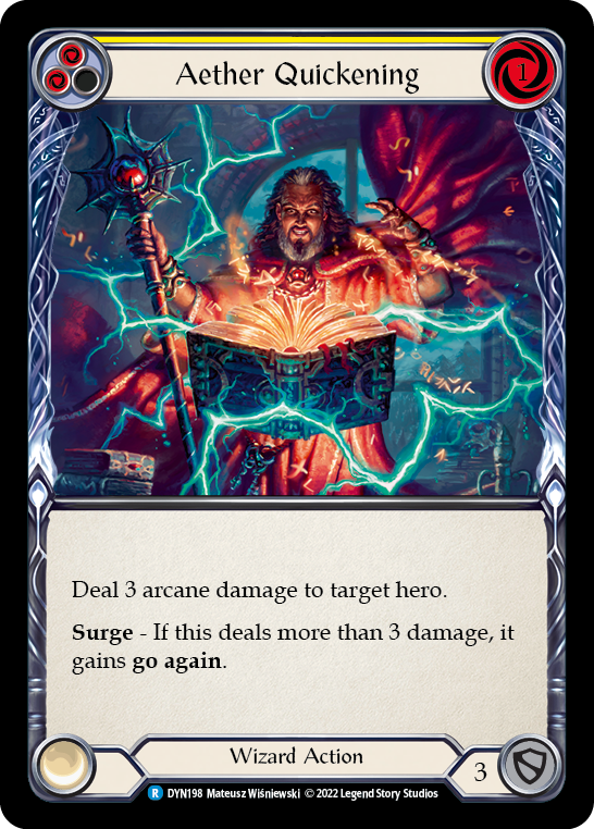 Aether Quickening (Yellow) [DYN198] (Dynasty) | Good Games North