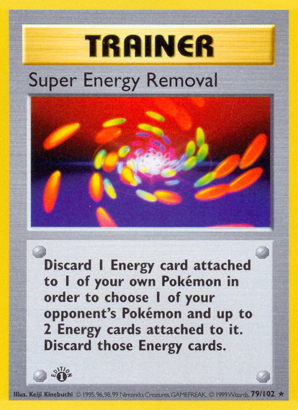 Super Energy Removal (79/102) (Shadowless) [Base Set 1st Edition] | Good Games North