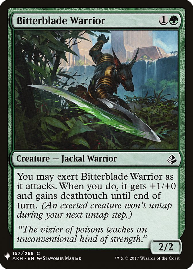 Bitterblade Warrior [Mystery Booster] | Good Games North