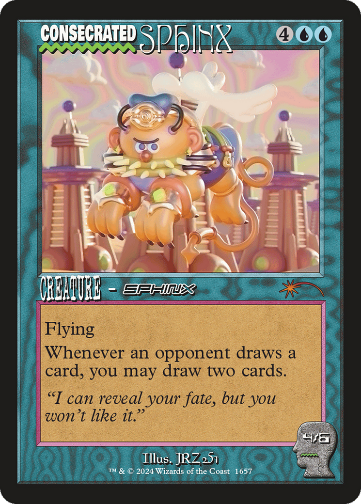 Consecrated Sphinx (1657) (Rainbow Foil) [Secret Lair Drop Series] | Good Games North
