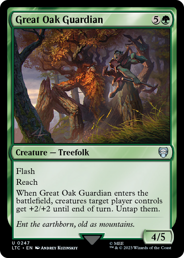 Great Oak Guardian [The Lord of the Rings: Tales of Middle-Earth Commander] | Good Games North