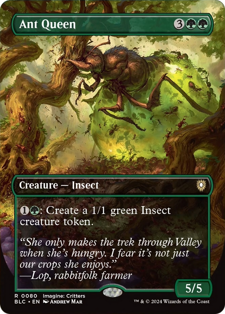 Ant Queen (Borderless) [Bloomburrow Commander] | Good Games North