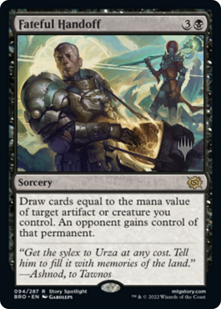 Fateful Handoff (Promo Pack) [The Brothers' War Promos] | Good Games North