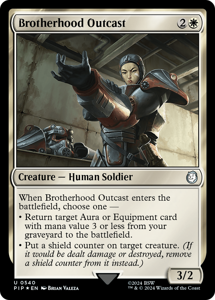 Brotherhood Outcast (Surge Foil) [Fallout] | Good Games North