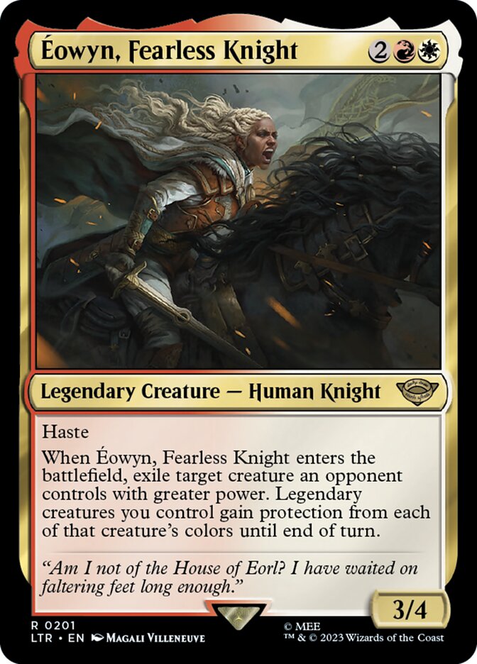 Éowyn, Fearless Knight 201 (Universes Beyond: The Lord of the Rings: Tales of Middle-earth)  | Good Games North