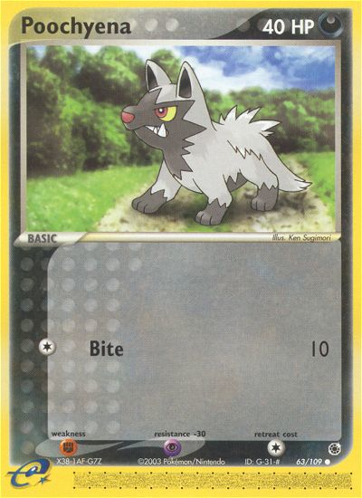 Poochyena (63/109) [EX: Ruby & Sapphire] | Good Games North