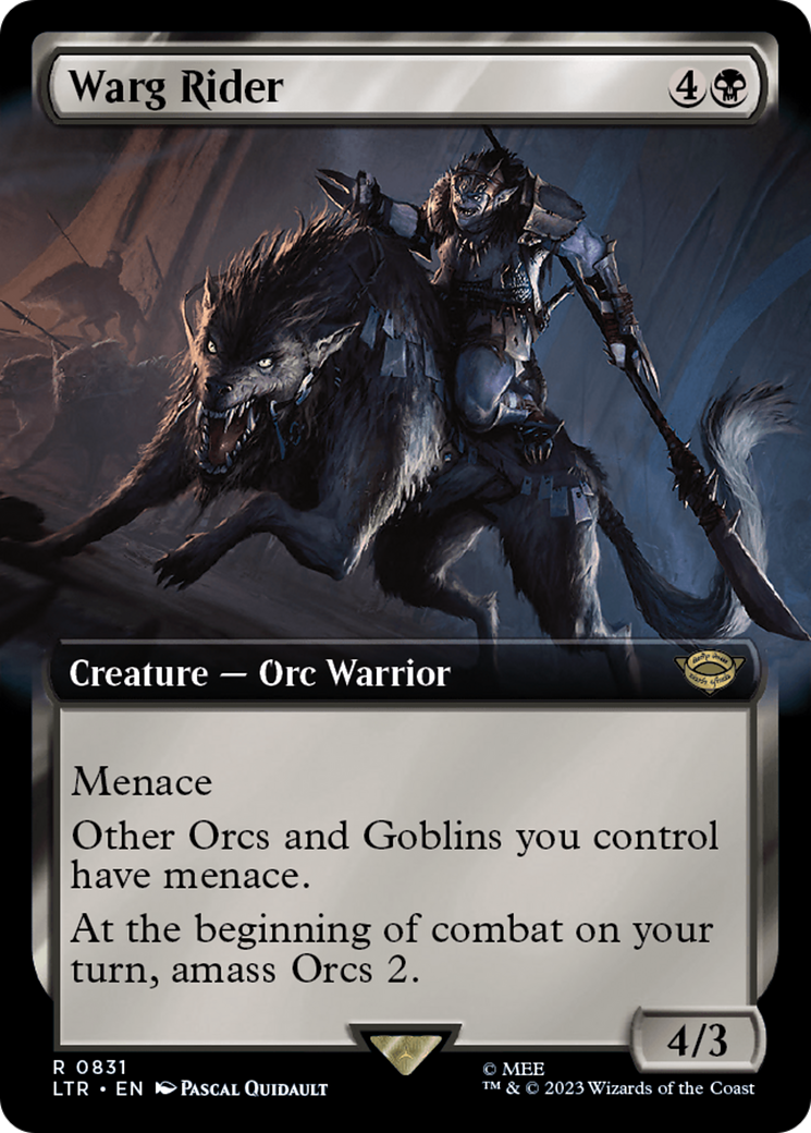 Warg Rider (Extended Art) [The Lord of the Rings: Tales of Middle-Earth] | Good Games North